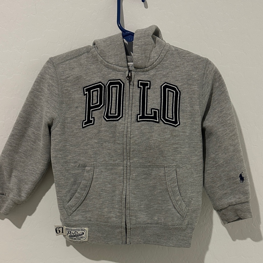 Polo by Ralph Lauren Kids Heather Gray Hoodie boys
